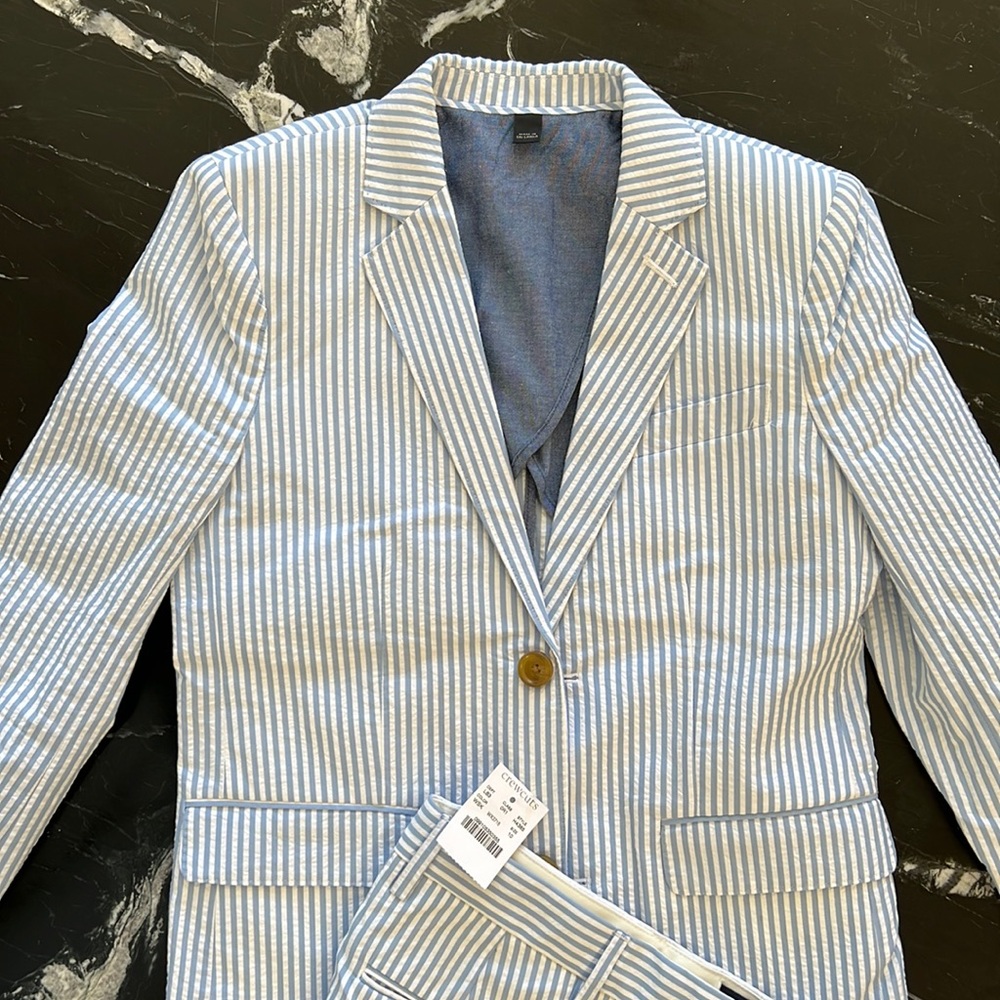 Boys Crewcuts Ludlow Seersucker Suit